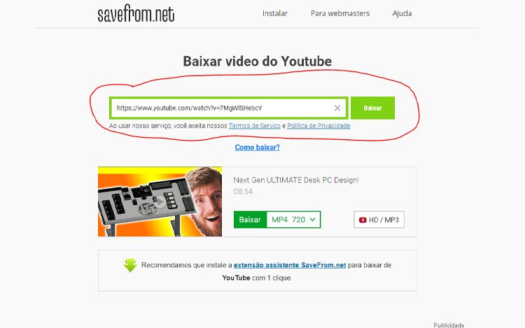 baixar video youtube